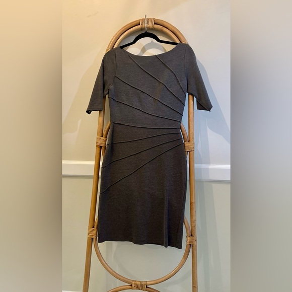 Maggy London Charcoal Knit Dress - Picture 1 of 3